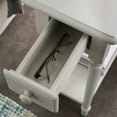 thumbnail image 6 of Leick Home 1-Drawer Solid Wood Narrow End Table with Shelf, Greige, 6 of 21