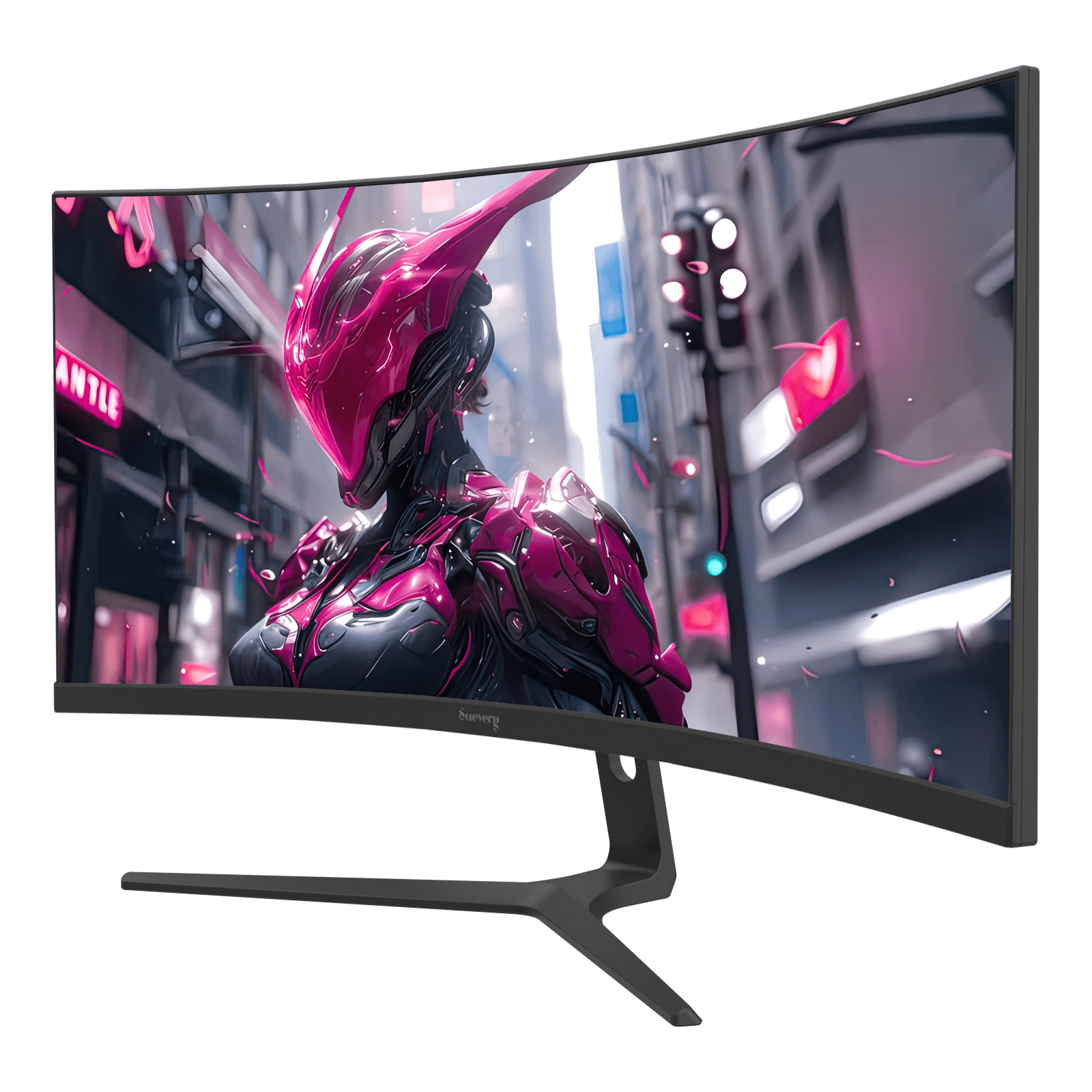 Suevery 30" 200Hz Curved Gaming Monitor,  WFHD 2560x1080, 1500R,21:9, FreeSync, Low Blue Light, Wall-Mountable, HDMI/DP, Black