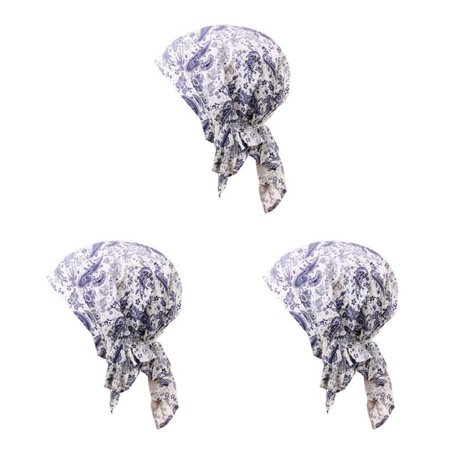 Qarigey Mujeres Turbante Sombreros Piel Agradable Diadema Tocado Tocado Pañuelo Envoltura Type1 NO1