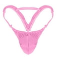 thumbnail image 6 of Ajhsaklt Lace Thongs for Women Men'S Sretch G-String T-Back Micro Thong Briefs Underwear Thongs for Women Hot Pink, 6 of 6