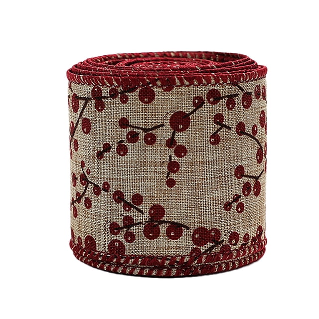 GUANGHONG Christmas Webbing Red Fruit Ribbon Ribbon Wrapping Christmas Decorations en Wrapping Paper Thick Wrapping Paper Paper Wrapping Paper Christmas