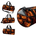 thumbnail image 3 of Pumpkin Travel Tote, Yoga Bag, Dance Bag, Luggage Bag - Sports Bag, Size 17.7 Inches. Interior Zipper Pocket. Large Capacity, 3 of 6