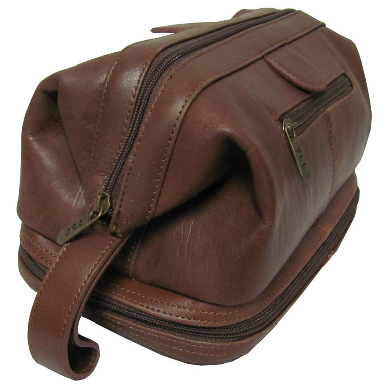 Amerileather Leather Toiletry Bag Amerileather Leather Toiletry Bag