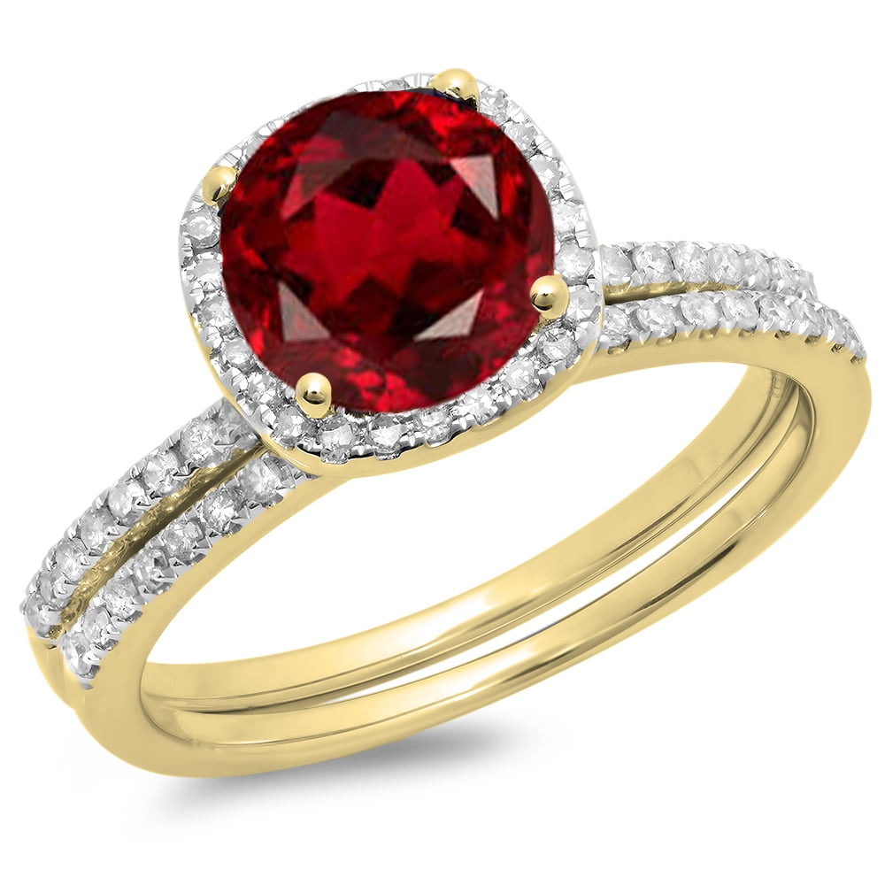 Details about   10k Yellow Gold Oval Garnet And Diamond Ring