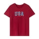 thumbnail image 1 of Camiseta de mujer Salvador verano cuello redondo para senderismo vacaciones deportes de playa, 1 of 7