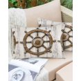 thumbnail image 6 of Brown Rudder Coastal Throw Pillow Cover 24 x 36 Inch Decorative Pillow Cover Summer Beach Ocean Nautical Lumbar Pillowcase Seasonal Rectangle Cushion Case for Couch Sofa Bed Living Room, 6 of 7