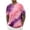 n-85Pink361, variant on CUSTG Men T-Shirts Tie Dye Print Short Sleeve T Shirt O-Neck Gradient Casual Comfort Crew Neck Tee For Daily Wear Comfort Fashion Tops