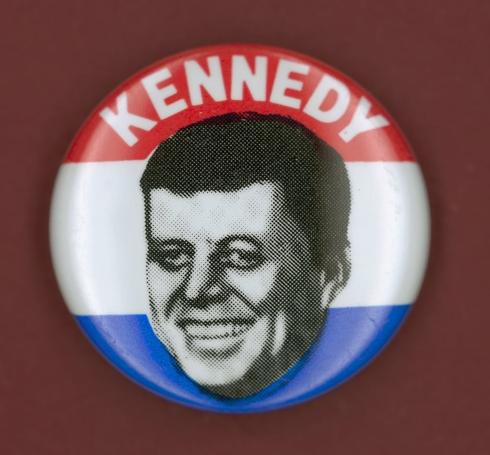 Kennedy Campaign Button Ndemocratic Presidential Campaign Button From