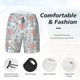 thumbnail image 3 of Fotbe Cute Rabbit And Heart Traje de Baño para Hombre – Shorts de Natación de Secado Rápido con Forro y Bolsillos-Large, 3 of 6