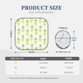 thumbnail image 3 of Windshield Sun Shade, Cute Shy Pineapple Foldable Car Sun Shade Windshield For Front, 2 Pieces, 3 of 4