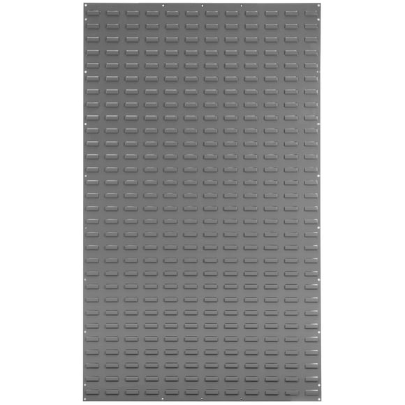 Akro-Mils 30161 Support Mural Robuste pour Garage, Panneau en Acier à Persiennes Système d'Organisation Mural pour AkroBins, 36 Pouces L x 61 Pouces H, Gris, Simple