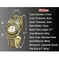 thumbnail image 3 of Blekon Collections Analog Quartz Womens 27mm Outdoor Concho Bangle Watch, 3 of 5