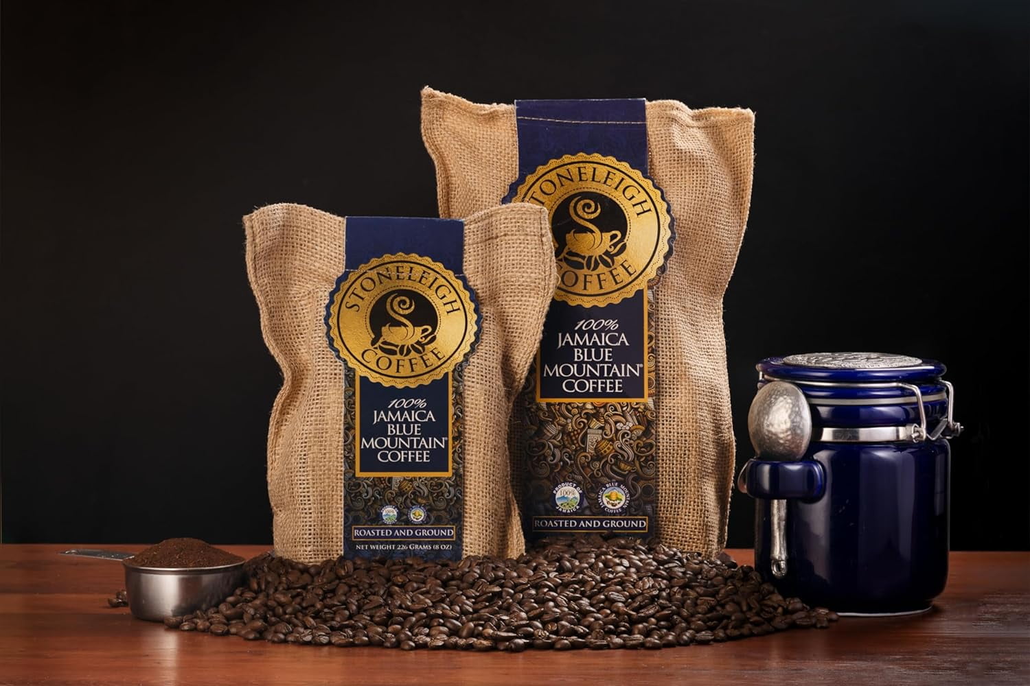Coffee Ground 16OZ - Stoneleigh 100% Jamaican Blue Mountain