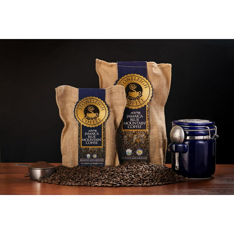 Coffee Ground 8OZ Stoneleigh 100% Jamaican Blue Mountain