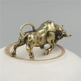 thumbnail image 4 of CIMAXIC Brass Bull Ox Pendant Jewelry Charm Hanging Adorn Auspicious Lucky Accessory, 4 of 8