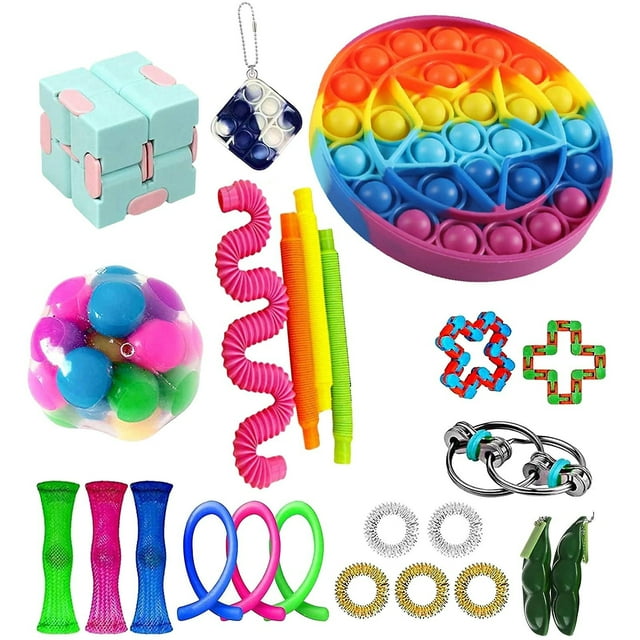 Juguete sensorial Push Bubble Fidget para aliviar el estrés del autismo