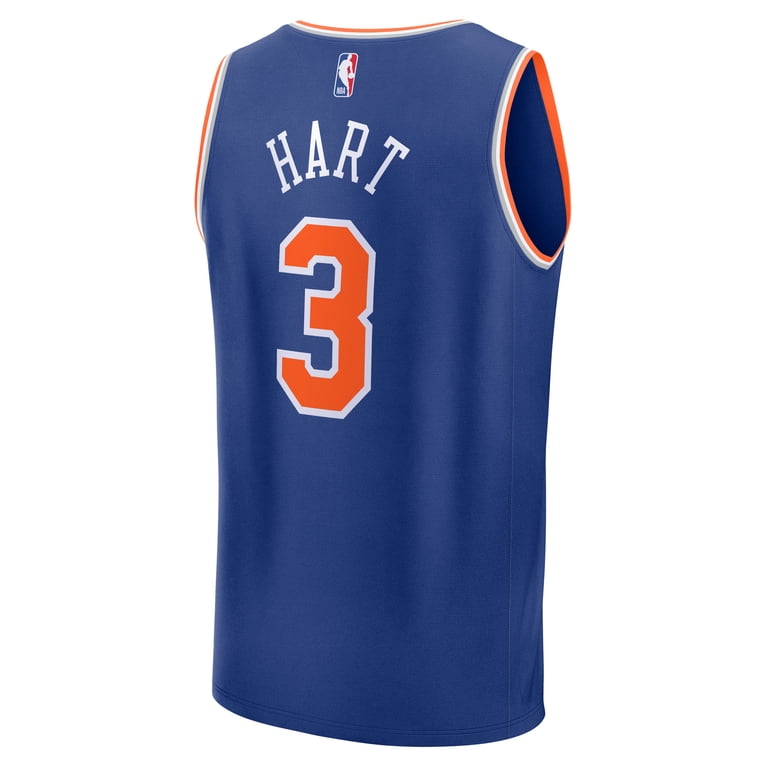 Youth Fanatics Josh Hart Blue New York Knicks Fast Break Replica
