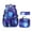 Blue, variant on Stijggn Tiffin Box Bento Lunch Box with Secure Snap Locks, Multi Compartment Leakproof Food Container with Built-in Utensils & Sauce Cup, Microwave Dishwasher Freezer Safe