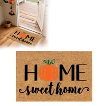 Mozhitti Fall Coir Doormat Welcome Pumpkins Door Mat Farmhouse Floor Mats Decorative Entrance Door Rugs For Halloween Thanksgiving Indoor Outdoor Bathroom Porch Decor