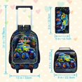 thumbnail image 4 of Mochila Rodante AGSDON para Niños y Niñas con Bolsa para Almuerzo y Estuche, 4 of 9