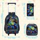 thumbnail image 4 of Mochila Rodante AGSDON para Niños y Niñas con Bolsa para Almuerzo y Estuche, 4 of 9