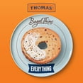 thumbnail image 3 of Thomas' Bagel Thins Everything Bagels, 8 count, 110 Calories Bagels, 13 oz Bag, 3 of 8