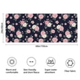 thumbnail image 3 of Pioneer Flower Floral Print Pattern Bathroom Rugs Mat, Non Slip Microfiber Bathroom Rug with Rubber Backing, Soft Mats for Bathroom Floor Tub Shower, 24"x60", 3 of 5
