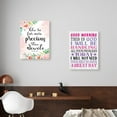 thumbnail image 5 of Good Morning Christian Bible Canvas Wall Art,Motivational Scripture Art Canvas Prints Framed Wall Artwork Ready to Hang For Christian Home Bedroom Office Church Religious Wall Decor-12 x 15 Inches, 5 of 6
