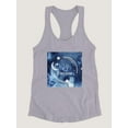 thumbnail image 3 of Watercolor Astrology Ii Racerback Tank Women -Grace Popp Designs, Female Large, 3 of 4