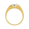 thumbnail image 2 of 1/2ct Solitaire Mens Diamond Wedding Ring 14k Yellow Gold, 2 of 2