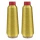 thumbnail image 1 of Kit de 2 rollos de hilo reflectante con purpurina para bordar a máquina, hilos cruzados para manualidades, accesorios de costura y ropa, 1 of 7
