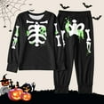 thumbnail image 2 of Gelikeya Boys Girls Pajama Set Halloween Short Sleeves Shirts and Shorts 2 Piece Outfits Casual Loose Toddler Hand Painted Pjs Homewear Sets, 2 of 5
