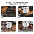 thumbnail image 3 of LEEYNEER 1 Set Fire Pit Cooking Tripod Wok Rack Campfire Stand for Camping Tripods, 3 of 8