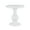 White, variant on Powell Elissa Round Pedestal Indoor Accent Side Table, 26" Tall, Natural
