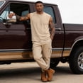 thumbnail image 4 of Domuza Sleeveless Shirts for Men Cotton Workout Tank Tops Muscle Cut Off Shirt Summer Beach Casual Oversized Washed Tee Khaki M, 4 of 6
