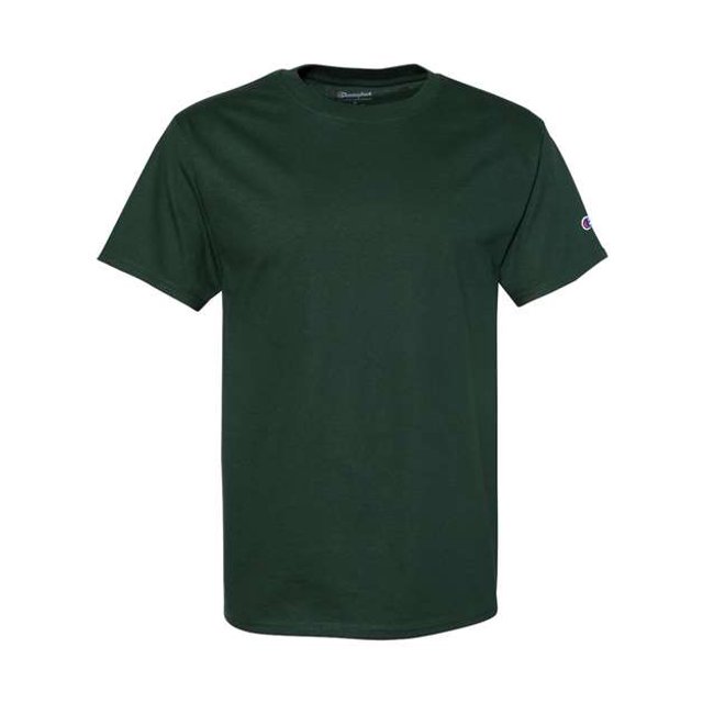 T525c Ch T425 6 Oz Cot Tagless Tee Dark Green 2Xl