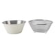 thumbnail image 1 of 304 Stainless Steel Colander with Mixing Bowl Portable Kitchen Microporous Strainer for Washing Rice Pasta Small Grains Beige, 1 of 4