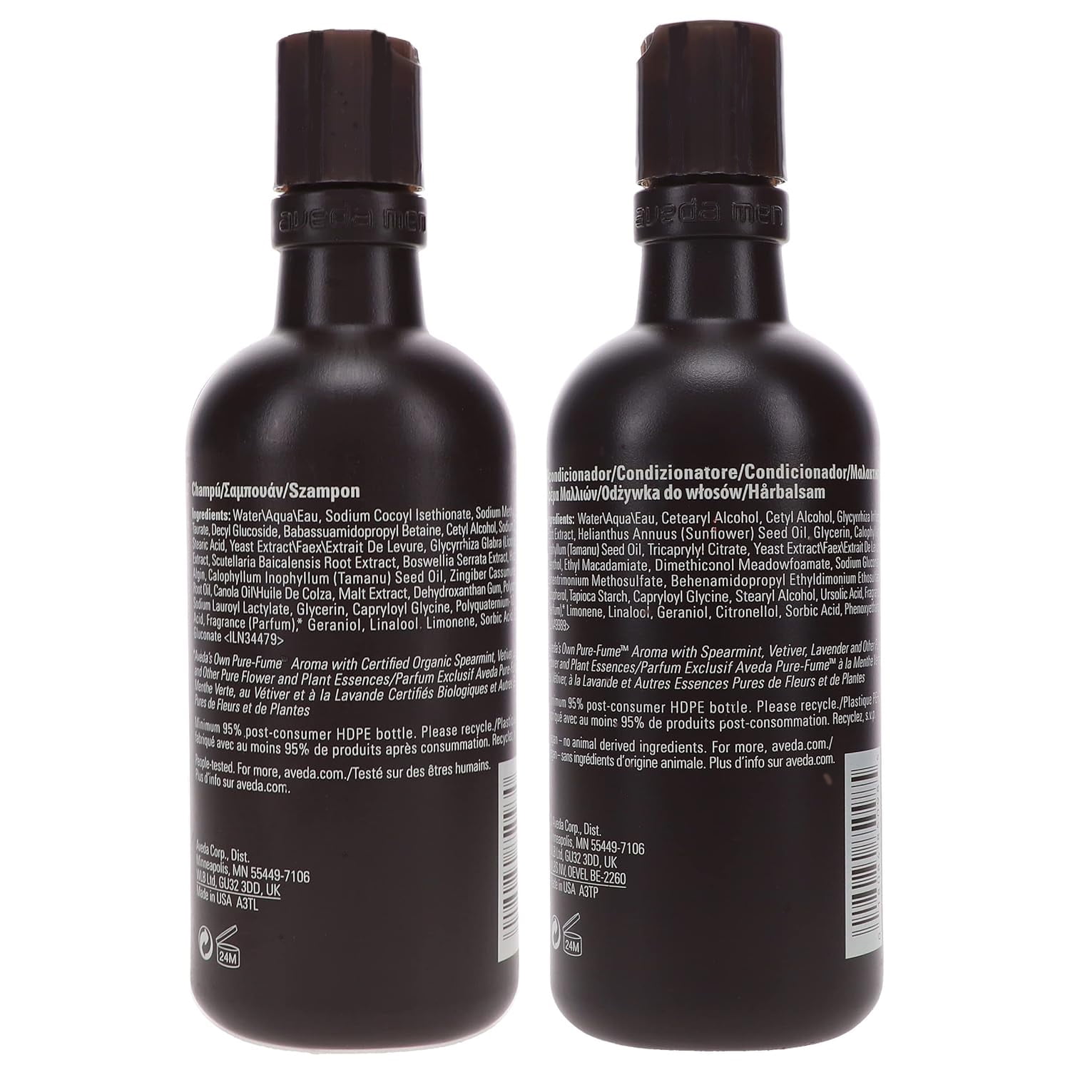 Aveda Men Pure-Formance Shampoo 10 oz 1 Pc, Aveda Mens Pure Formance Conditioner, 10.1 oz 1 Pc
