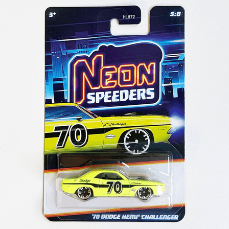 HW 2025 Neon Speeders #5 70 Dodge Hemi Challenger HLH72