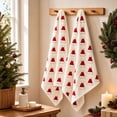 thumbnail image 4 of PYURTEP Christmas Hand Towels, 2 Pcs Soft Absorbent Holiday Kitchen Towels, Decorative Hand Towel for Christmas Bathroom Kitchen, 23.6 x 15.8 inch, 4 of 7