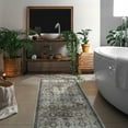 thumbnail image 2 of CAMILSON Machine Washable Rug Distressed Vintage Area Rugs Stain and Water Resistant Traditional Bohemian Indoor Carpet (2x7 2007-Olive), 2 of 8