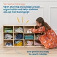 thumbnail image 4 of ECR4Kids Streamline 12 Cubby Tray Storage Cabinet, 3x4, Classroom Furniture, Natural, 4 of 9