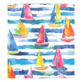 thumbnail image 6 of Yayeee Magnetic Dishwasher Cover for The Front Decoration Home Kitchen Machine Sticker Protector, Yellow Hand Drawn Sailboats, 6 of 6