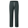 thumbnail image 6 of AWZXDE Men's Versatile Drawstring Waist Joggers with Pocket Outdoor Indoor Sweatpants for Walking Dark Gray,M, 6 of 8