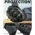 thumbnail image 3 of Full Finger Motorcycle Gloves for Men, Touchscreen Riding Gloves with Shell, Anti-Slip Dirt Bike Gloves for Motorbike, Racing, Cycling, Dirt Bike, ATV, UTV, Motocross, BMX, Camping, Hiking, 3 of 9