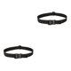 thumbnail image 3 of Cinturón Yuarrent de nylon Hebilla de plástico ajustable Negro 2Conjunto, 3 of 6