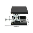 thumbnail image 3 of Shisuyan Lab Jack Laboratory Scissor Jack Stand Heavy Duty Lab Support Platform Lift for Experiments Woodworking, 3 of 8