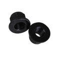 thumbnail image 2 of 160 Pcs Black Nylon Insert Hex Lock Nut M6x0.35inch for Furniture Repair, 2 of 2