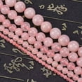 thumbnail image 2 of K-KED 15" Strand Natural Rose Quartz Crystal Stone Gemstone Beads Lot 4/6/8/10/12mm-8 mm, 2 of 5