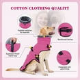 thumbnail image 3 of Dog Winter Coats Furry Collar Warm Padded Jackets Fleece Lined Vest Jacket Reflective Turtleneck Waterproof Windproof Snowproof Dog Coats for Small Medium Large Dogs S-3XL, 3 of 9